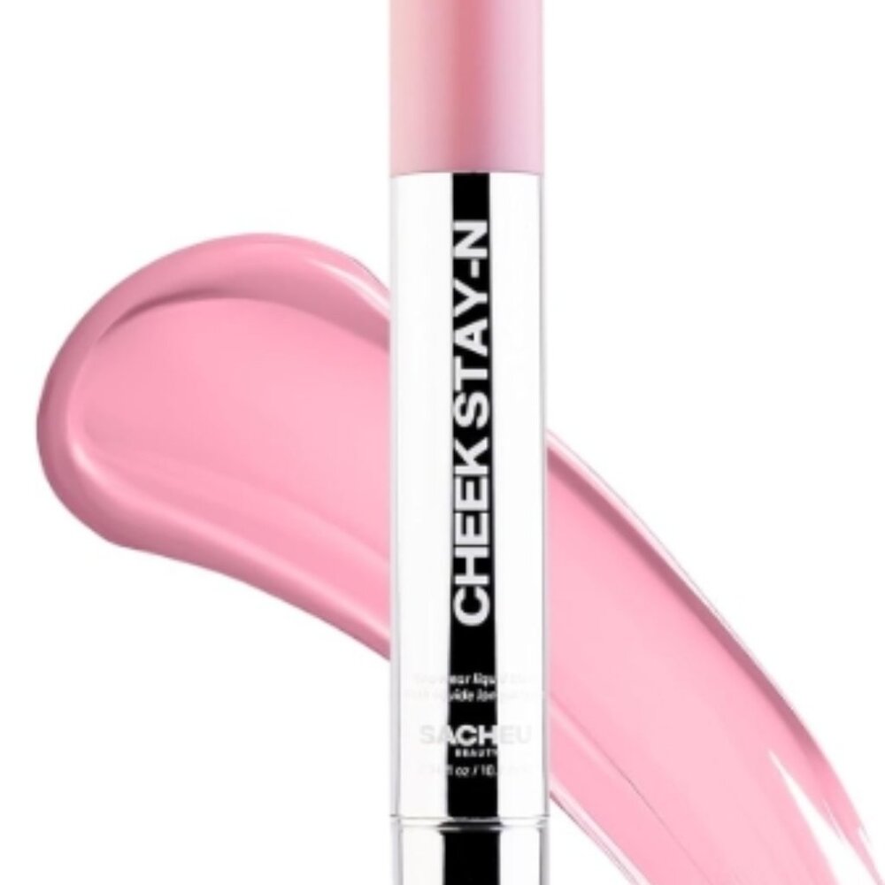 Sacheu Cheek STAY-N Liquid Blush for Cheeks — High Pigment, Buildable, Lightwei